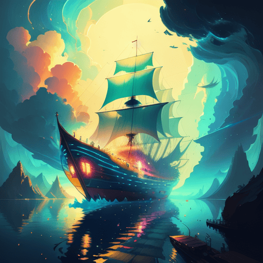 Image sample of Free colorful ship sample pack